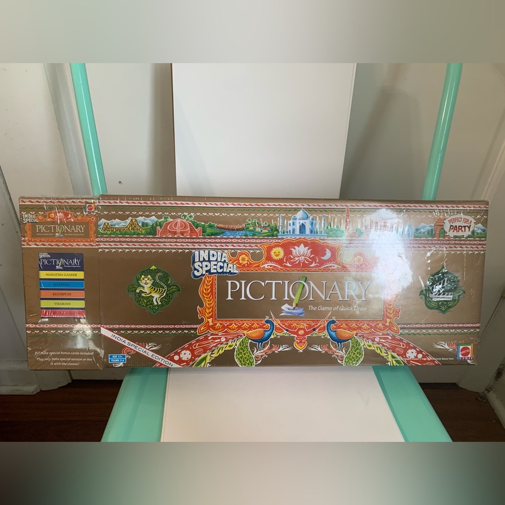 New Sealed 2010 Special Edition India Pictionary Board Game